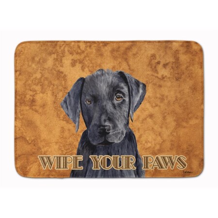Carolines Treasures Labrador Wipe Your Paws Machine Washable Memory Foam Mat SC9136RUG